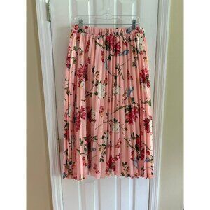 Spartina Floral Pleated Maxi Skirt